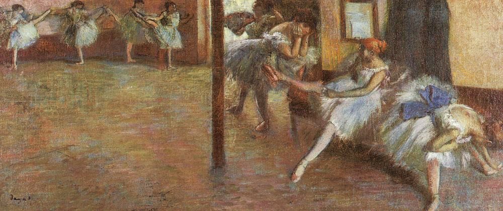 Edgar Degas Ballet Rehearsal